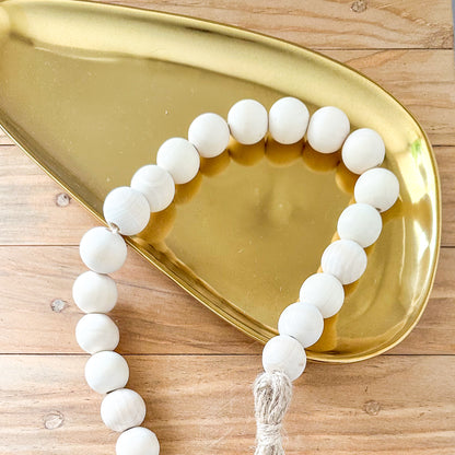 Adorno cuentas madera Adorno Frank Home Chile