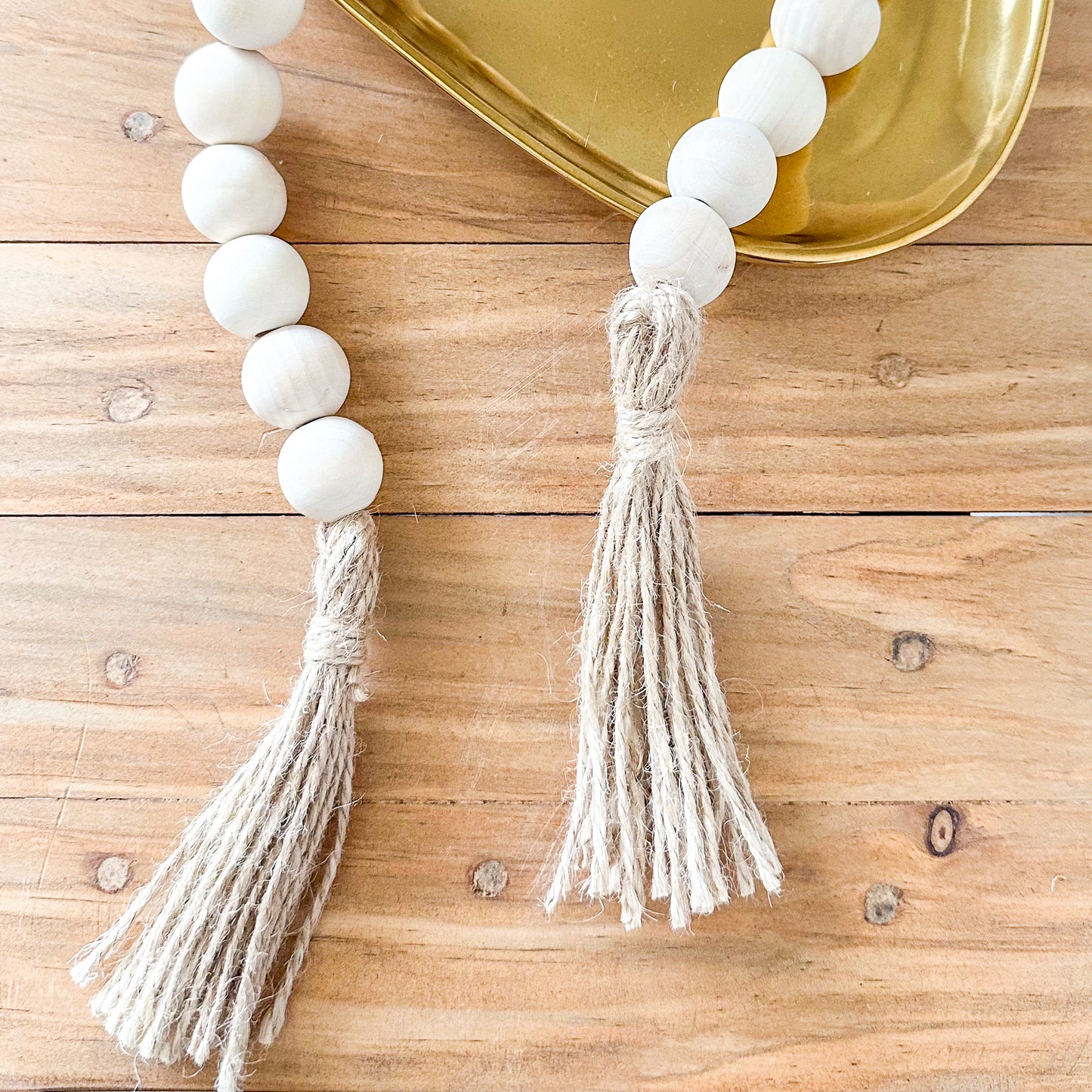 Adorno cuentas madera Adorno Frank Home Chile
