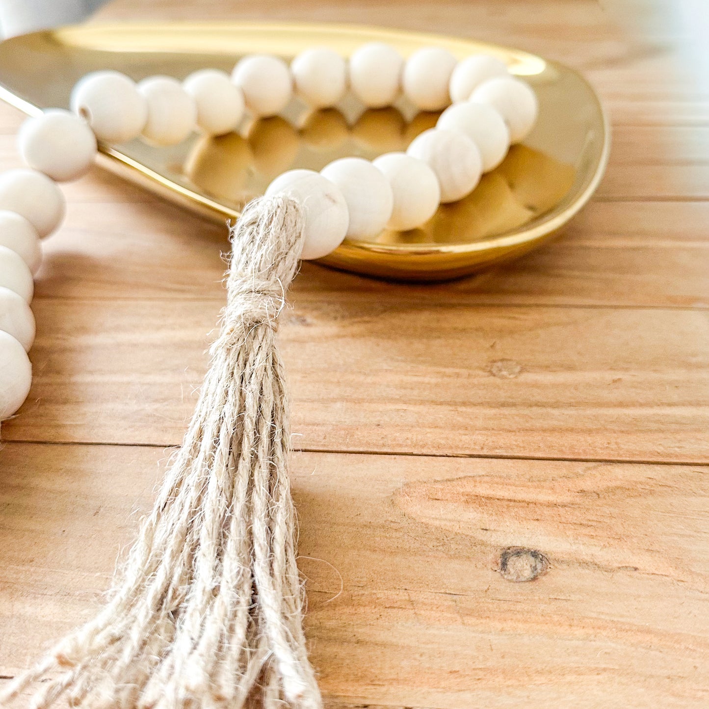 Adorno cuentas madera Adorno Frank Home Chile