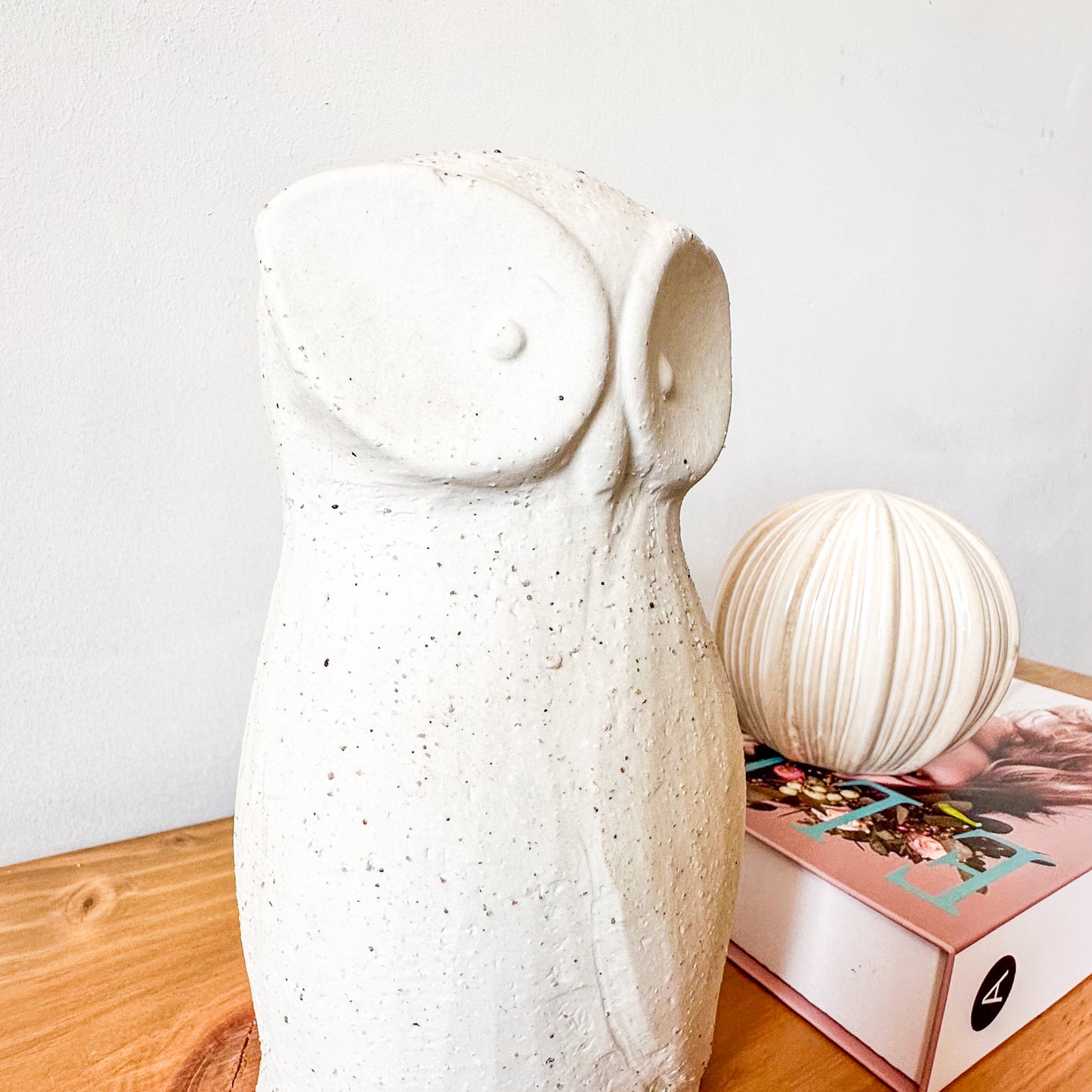 Adorno Búho Cerámica Texturada Adorno Frank Home Chile