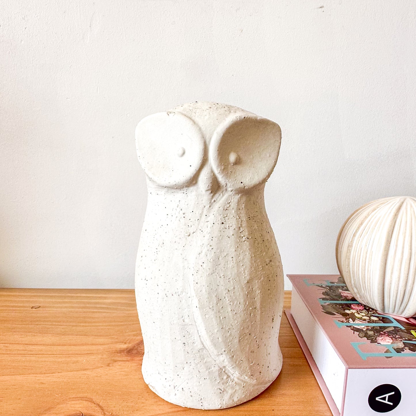 Adorno Búho Cerámica Texturada Adorno Frank Home Chile