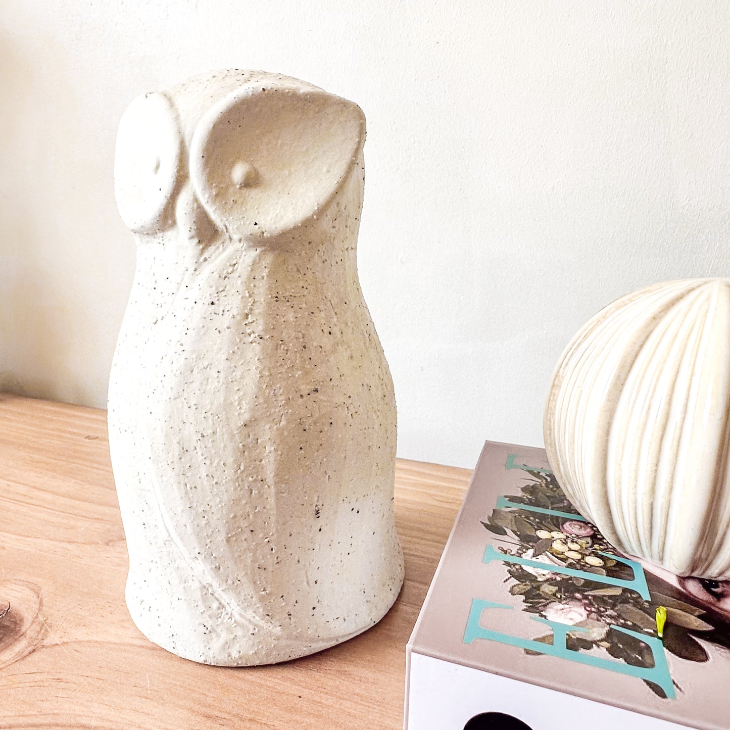 Adorno Búho Cerámica Texturada Adorno Frank Home Chile