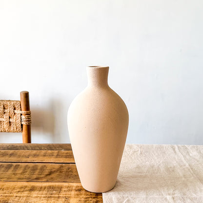 Florero Botella Cerámica Terra Florero Frank Home Chile