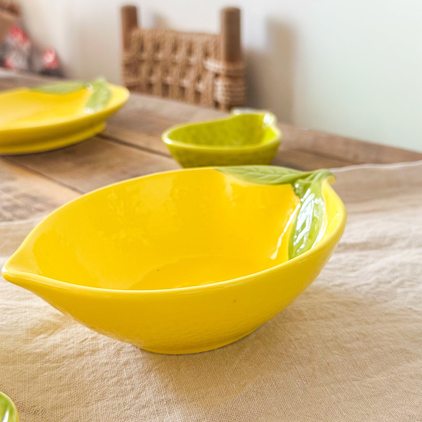 Bowl Cerámica Limón - Diseño Fresco y Versátil Grande Bowl Frank Home Chile