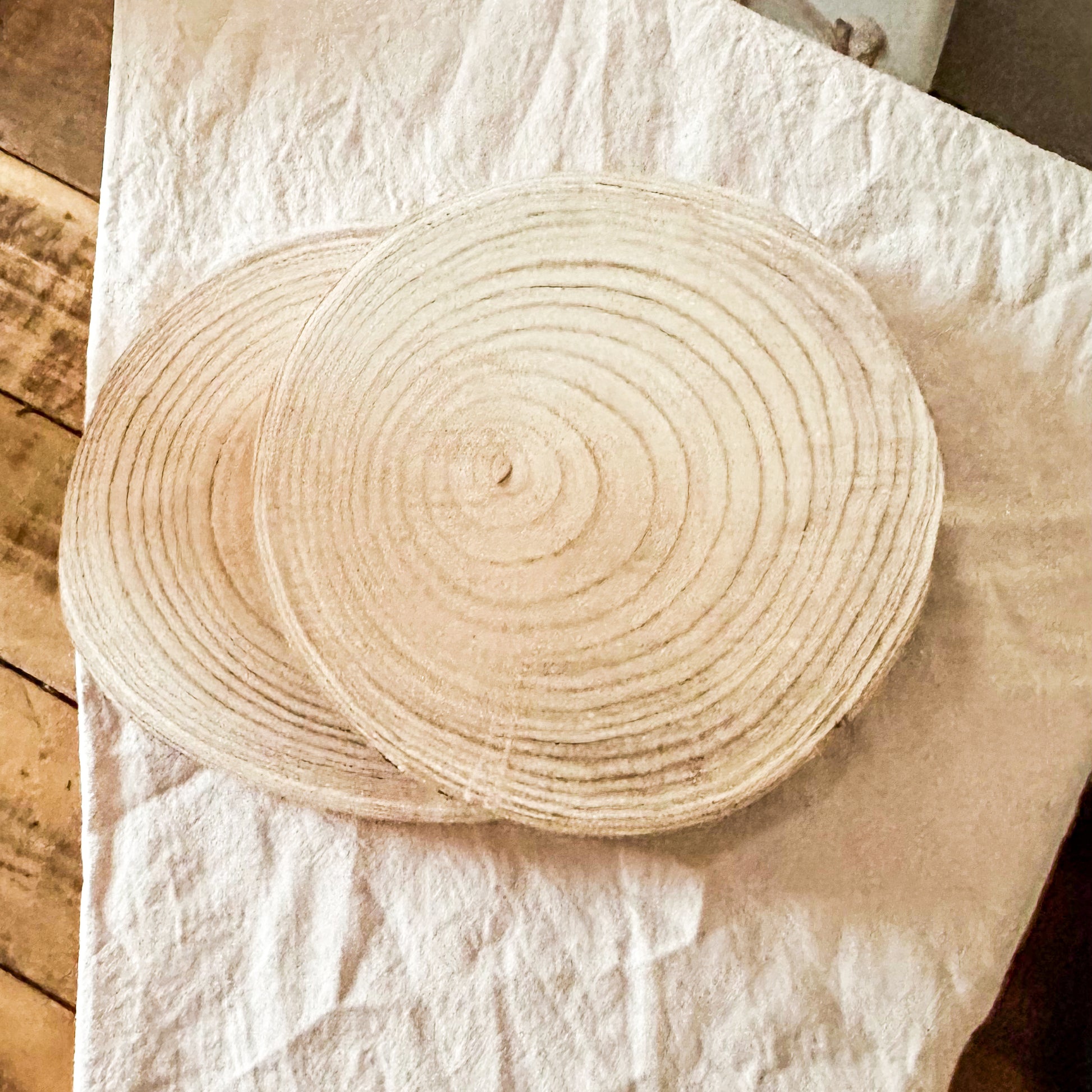 Base Madera Rústica 23 y 28cm - Individual Artesanal Set individuales Frank Home Chile