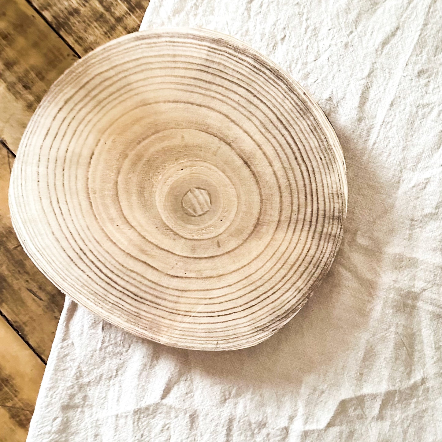 Base Madera Rústica 23 y 28cm - Individual Artesanal Set individuales Frank Home Chile