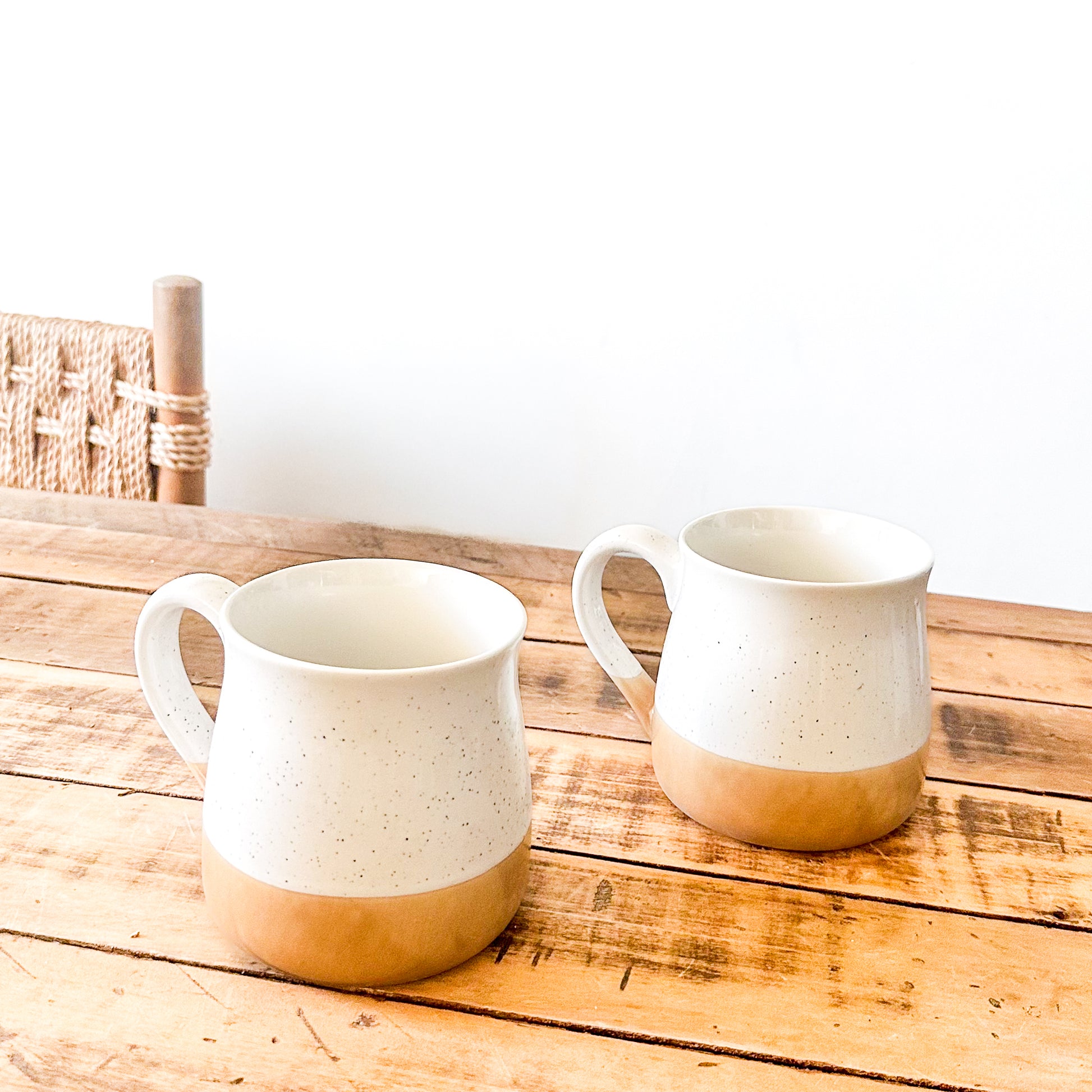 Tazón Bicolor Cerámica Artesanal 10x11,5 cm Tazon Frank Home Chile