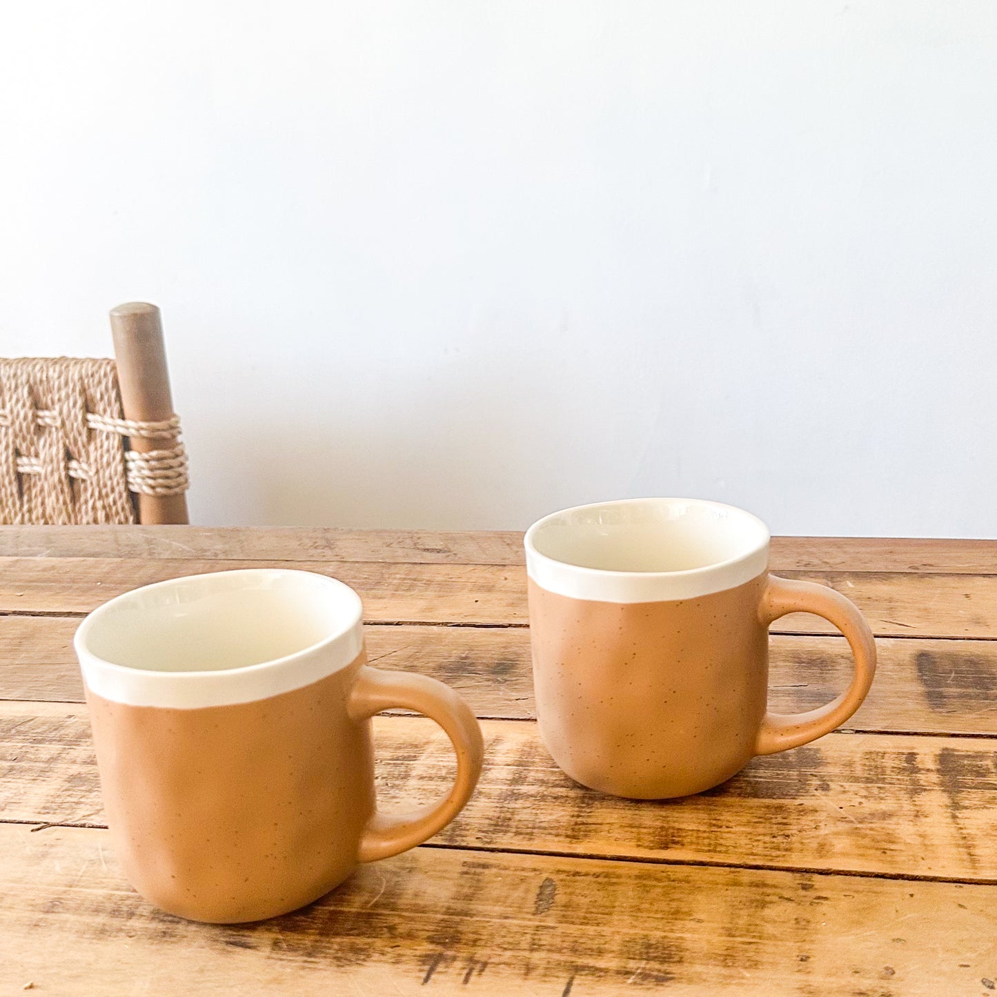 Tazón Bicolor Cerámica Artesanal 9,5x10cm Tazon Frank Home Chile