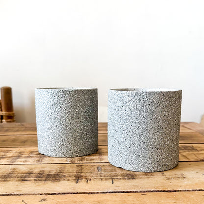 Porta Maceteros Cerámica Textura Piedra Porta Macetero Frank Home Chile