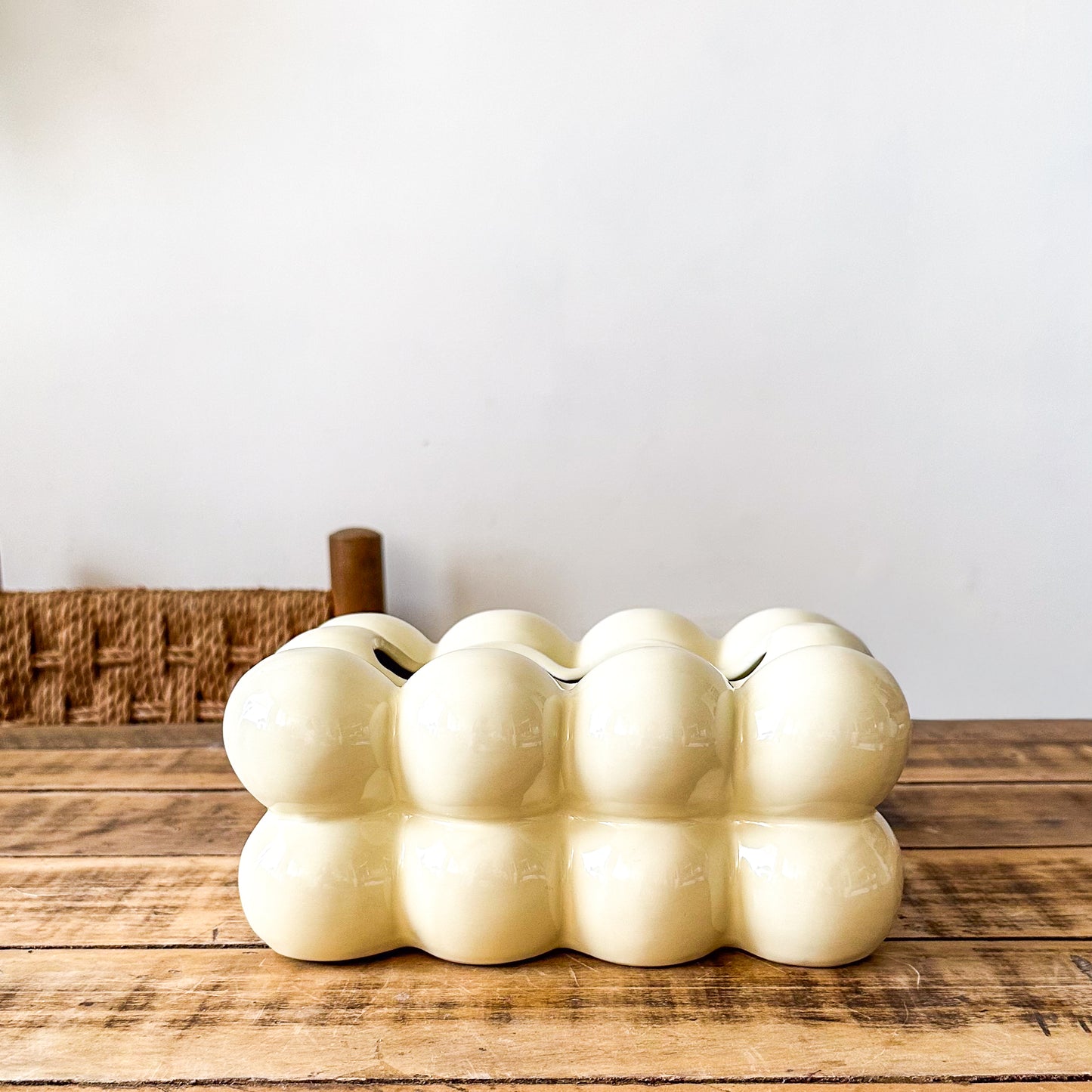 Porta Pañuelos Cerámica Nube Accesorio Frank Home Chile