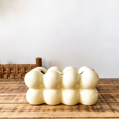 Porta Pañuelos Cerámica Nube Accesorio Frank Home Chile