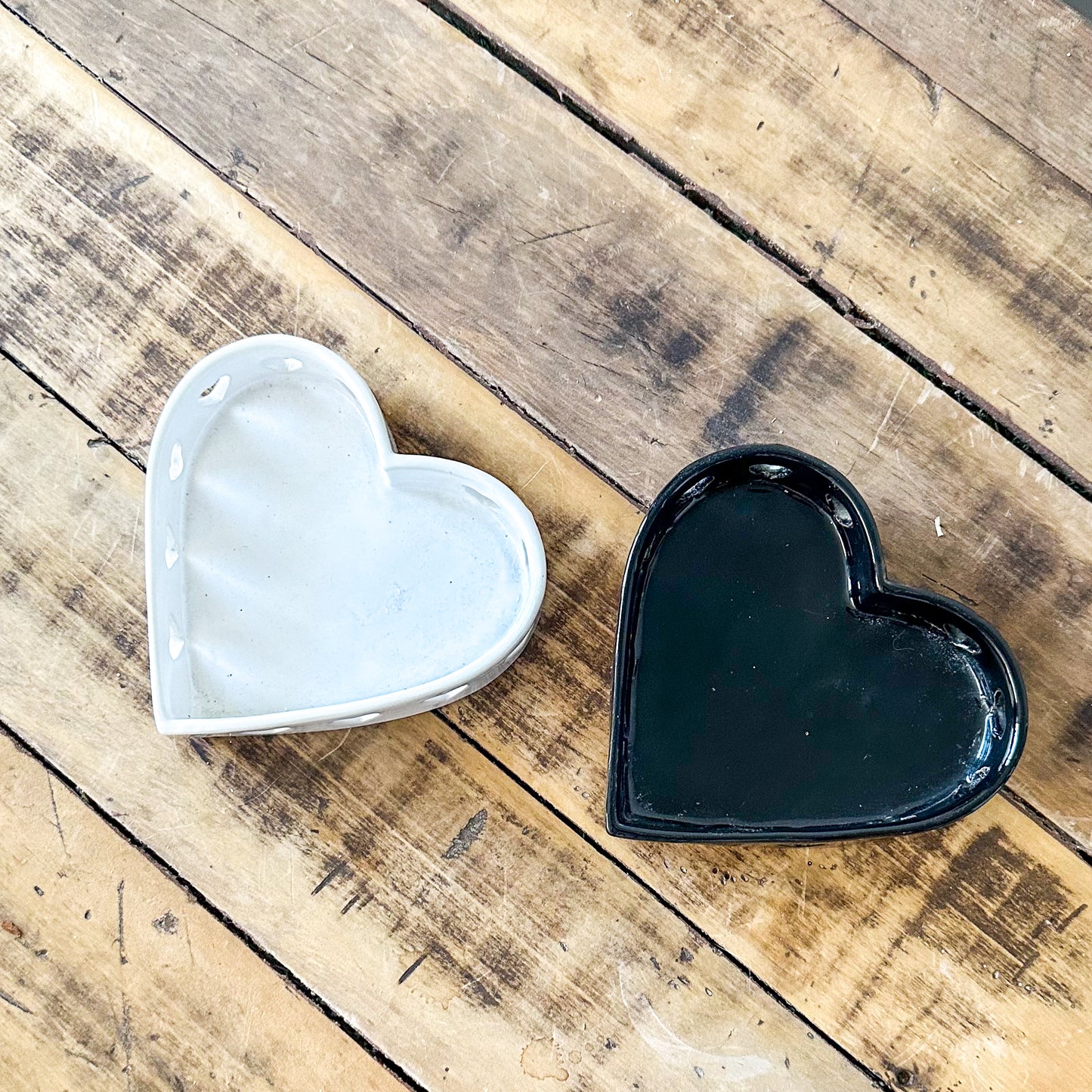 Joyero Cerámica Calado Corazón Adorno Frank Home Chile