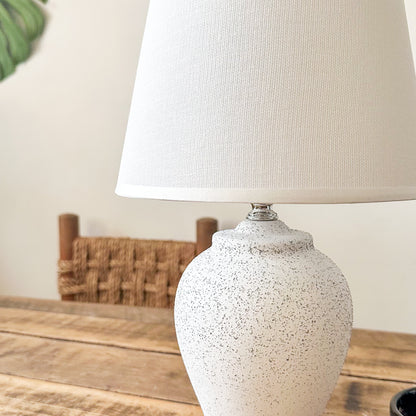 Lámpara de Mesa Cerámica Rugosa