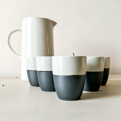 Set jarra y vasos bicolor
