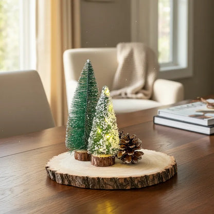 Mini Árbol Navidad con luz 13 cm Adorno Frank Home Chile