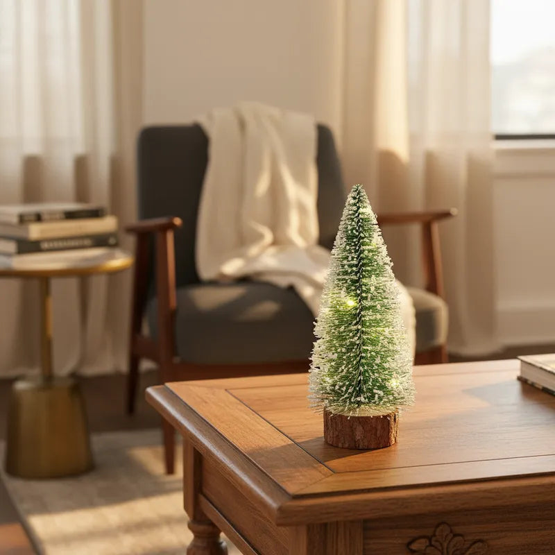 Mini Árbol Navidad con luz 13 cm Adorno Frank Home Chile