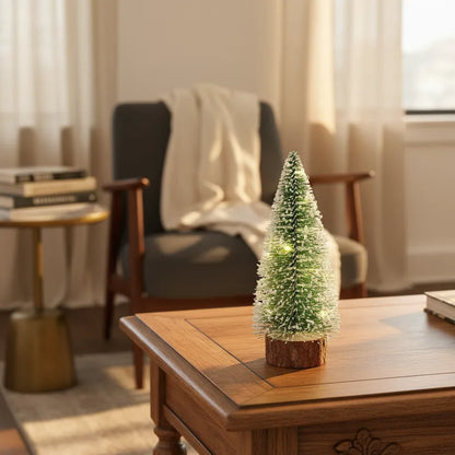 Mini Árbol Navidad con luz 13 cm Adorno Frank Home Chile