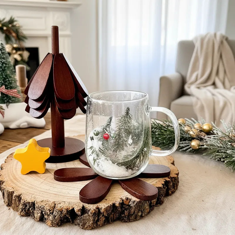 Set 4 Posavasos Árbol Desmontable Dos Modelos posavasos Frank Home Chile