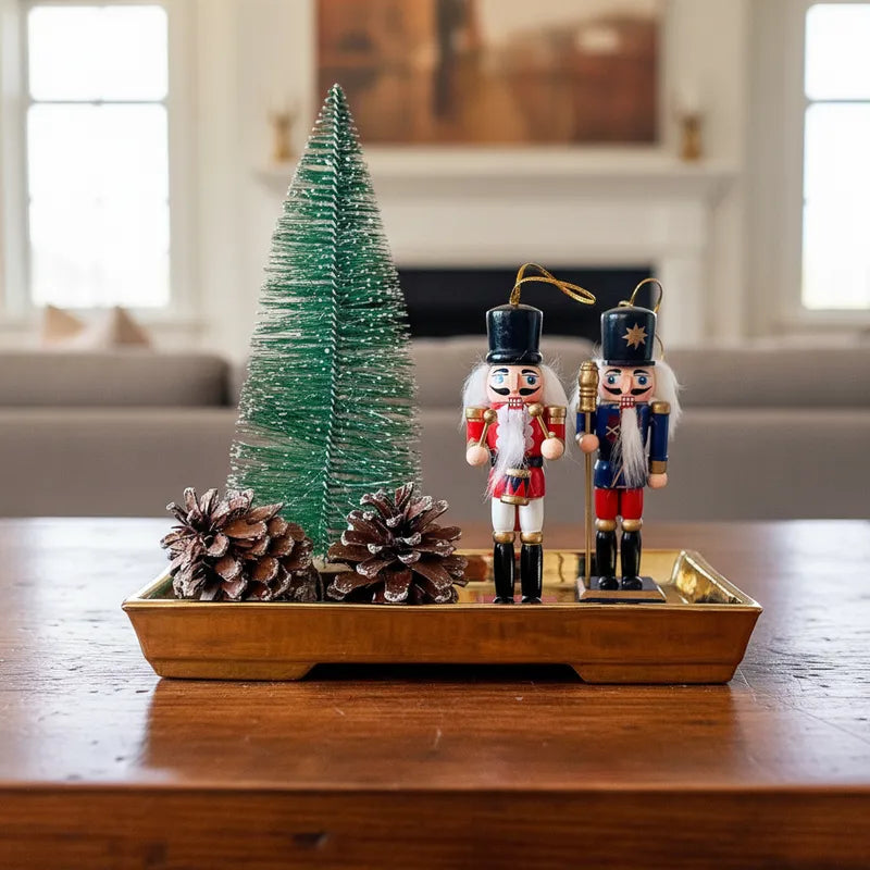 Bandeja Cerámica Rectangular Dorada bandeja Frank Home Chile