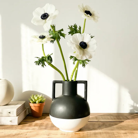 Florero Redondo Bicolor Florero Frank Home Chile