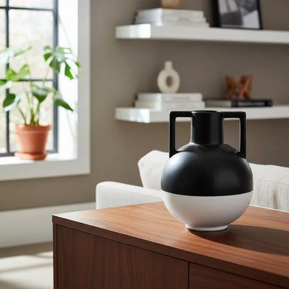 Florero Redondo Bicolor Florero Frank Home Chile