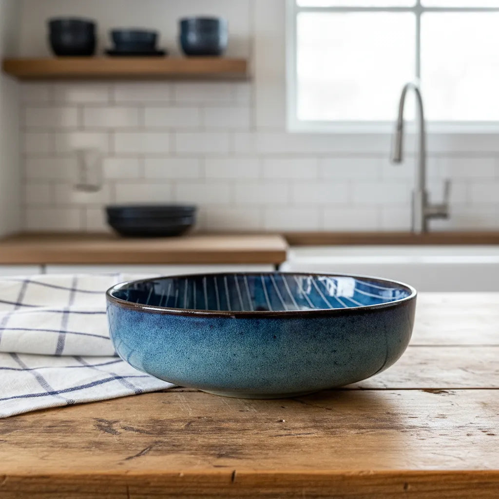 Blue Bowl Cerámica Azul Bowl Frank Home Chile