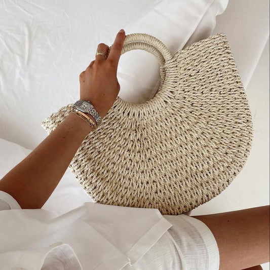 Bolso de playa tejido