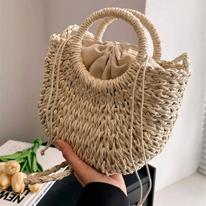 Bolso de playa tejido