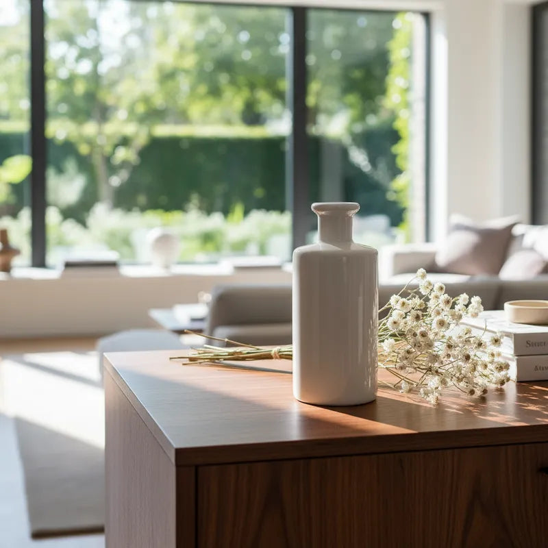 Floreros Botella Cerámica Esmaltada Florero Frank Home Chile