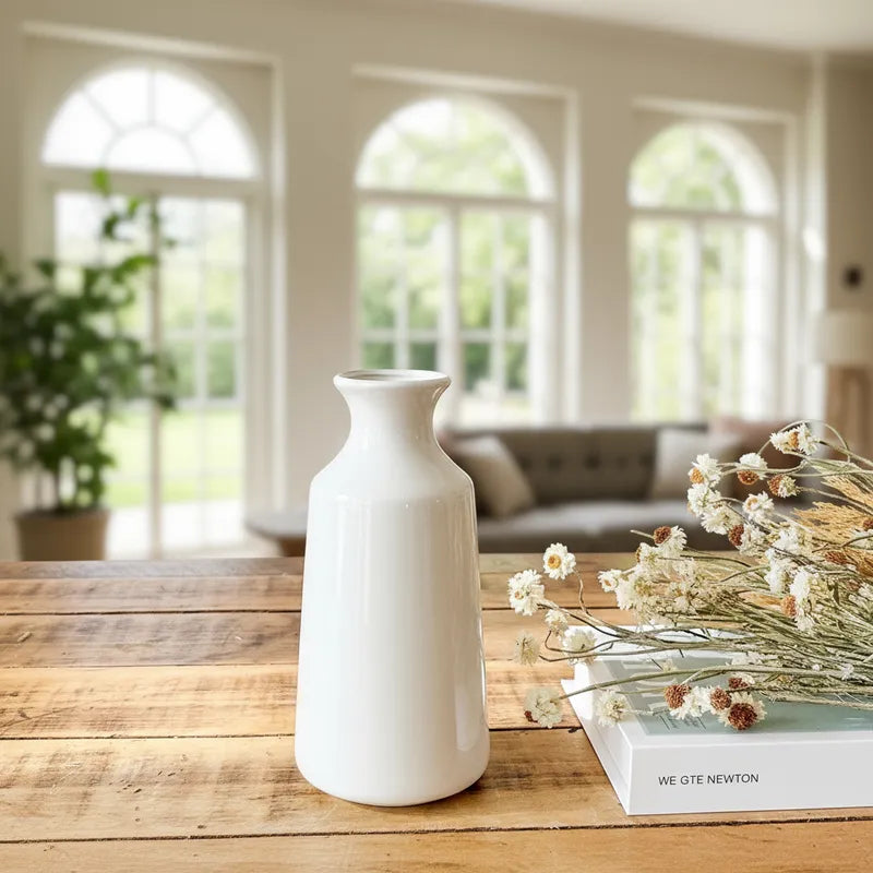 Floreros Botella Cerámica Esmaltada Florero Frank Home Chile