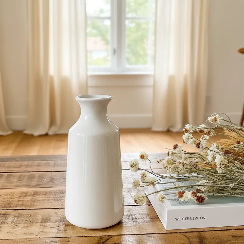 Floreros Botella Cerámica Esmaltada Florero Frank Home Chile