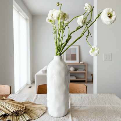 Florero Botella Cerámica Esmaltada Florero Frank Home Chile