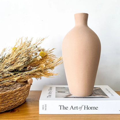 Florero Botella Cerámica Terra Florero Frank Home Chile