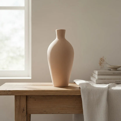 Florero Botella Cerámica Terra Florero Frank Home Chile