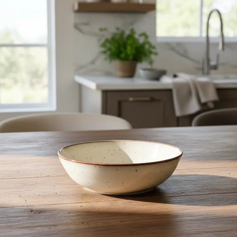 Bowl Cerámica Beige Bowl Frank Home Chile