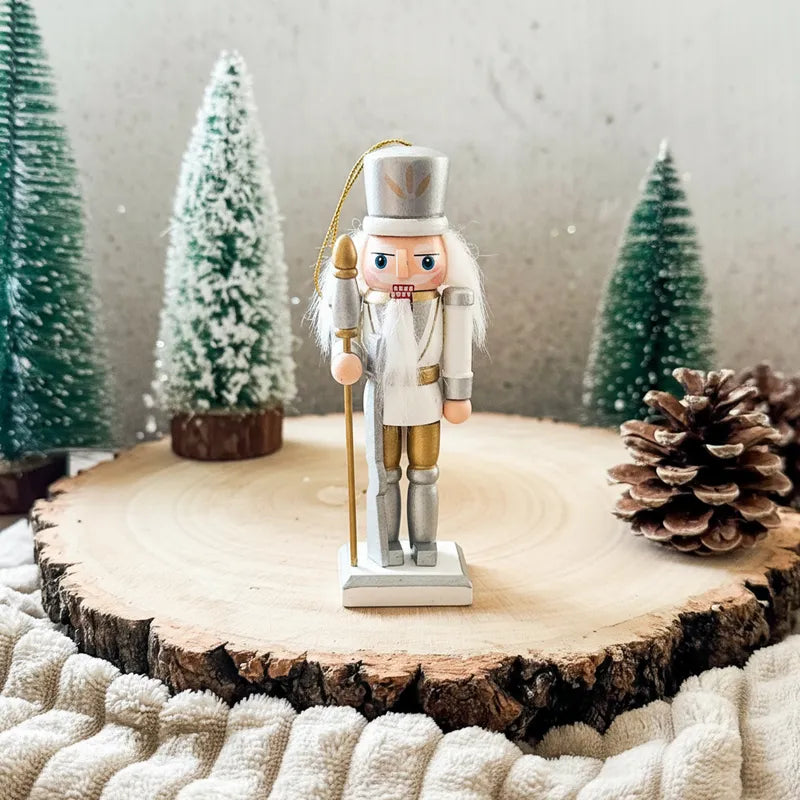 Set 4 Cascanueces Colgantes Navideños 13cm | Frank Home Adorno Frank Home Chile