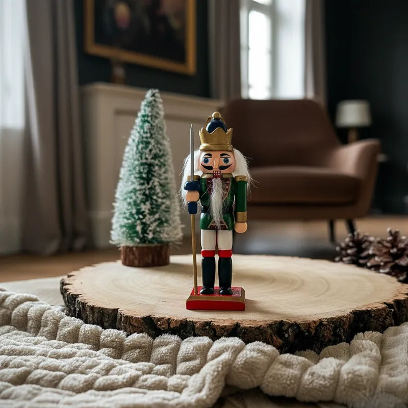 Set 4 Cascanueces Colgantes Navideños 13cm | Frank Home Adorno Frank Home Chile