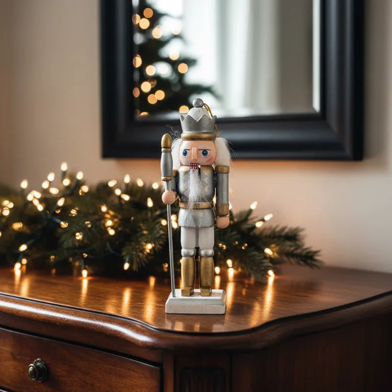 Set 4 Cascanueces Colgantes Navideños 13cm | Frank Home Adorno Frank Home Chile