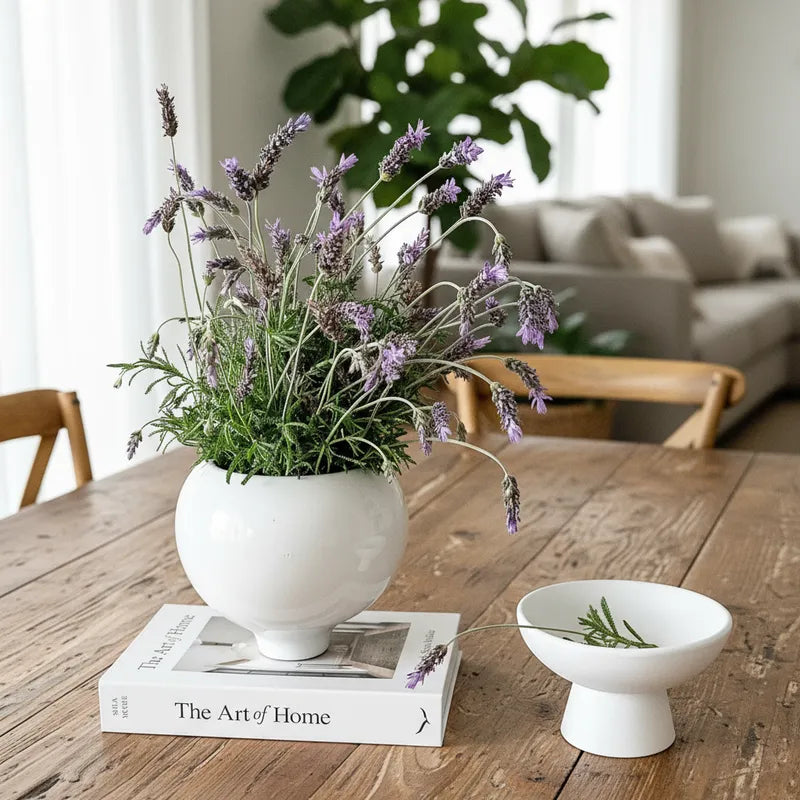 Base Centro de Mesa Cerámica Esmaltada - Diseño Rústico Elegante Centro de mesa Frank Home Chile