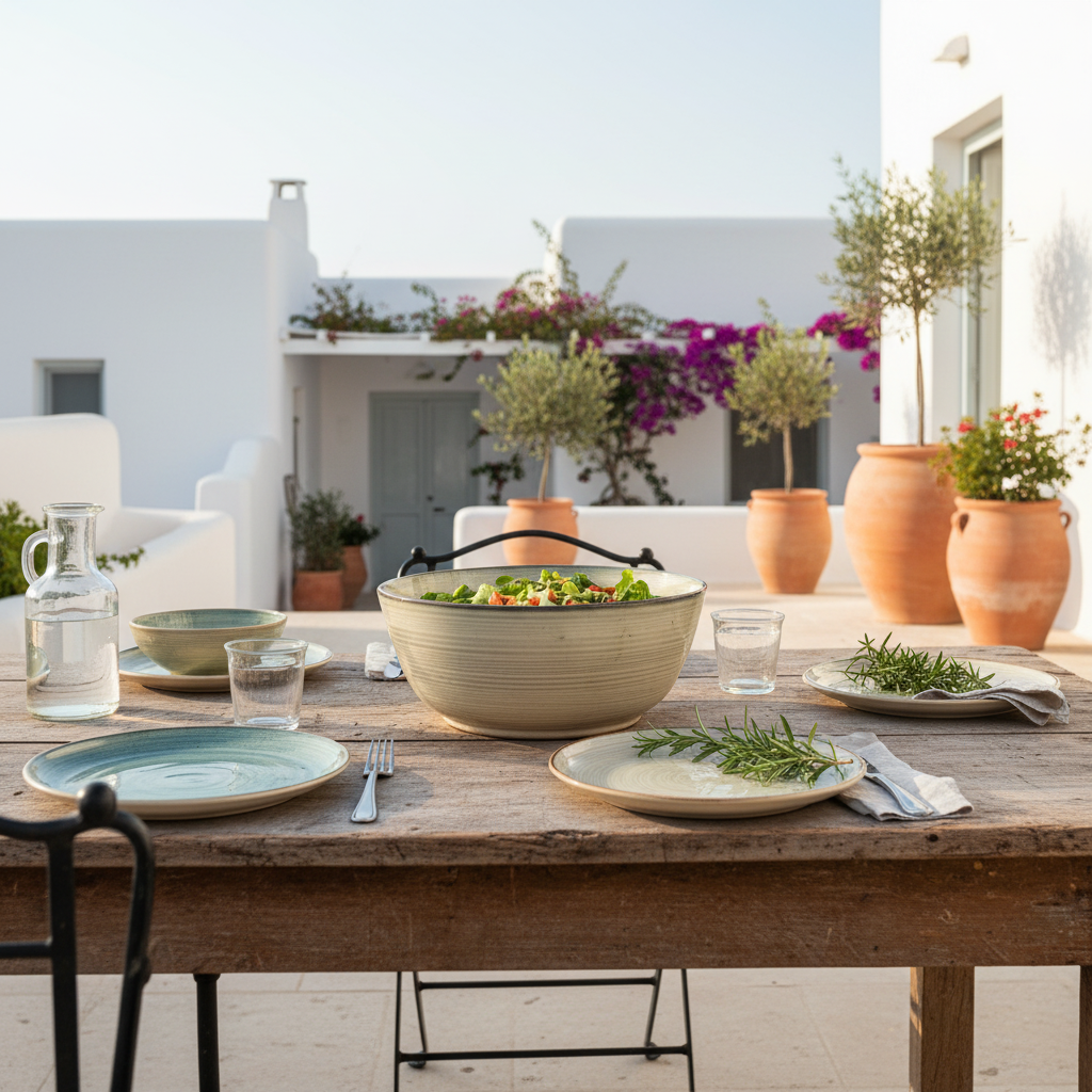 Fuente Cerámica Artesanal - 21cm fuente Frank Home Chile