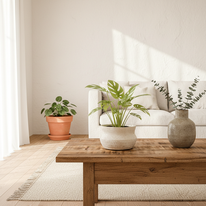 Porta Macetero Cerámica Texturizada Porta Macetero Frank Home Chile