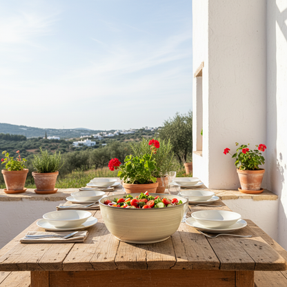 Fuente Cerámica Artesanal - 21cm fuente Frank Home Chile