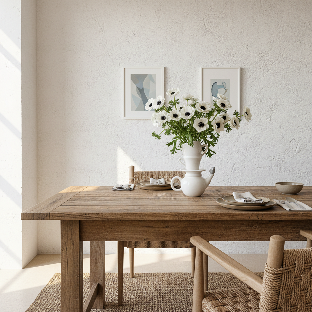 Florero Cerámica Esmaltada Tetera Tazas Florero Frank Home Chile