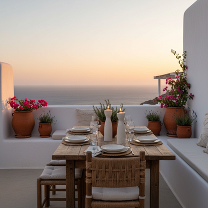 Porta Vela Cerámica Texturada 2 Tamaños - Diseño Artesanal Azul Porta Vela Frank Home Chile