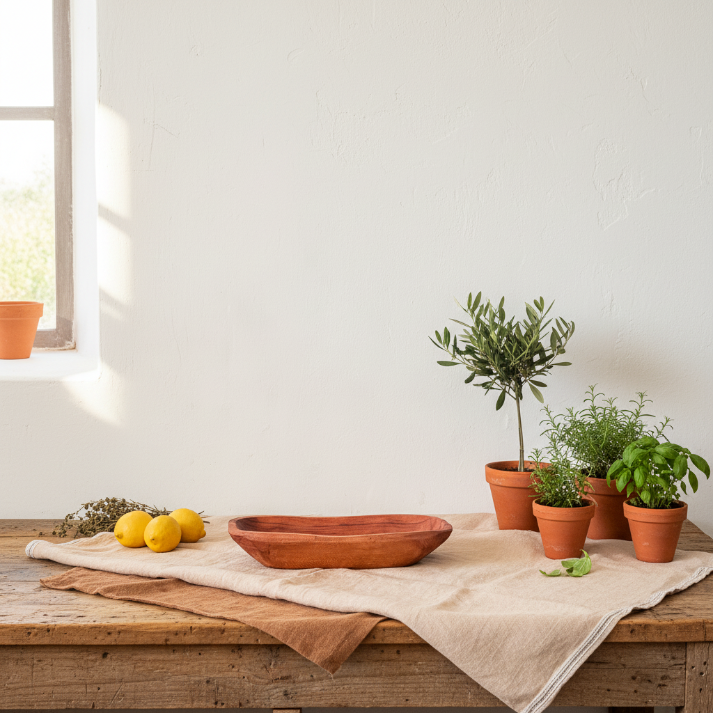 Fuente Madera Alerce Nativa Artesanal Irregular Fuente Frank Home Chile