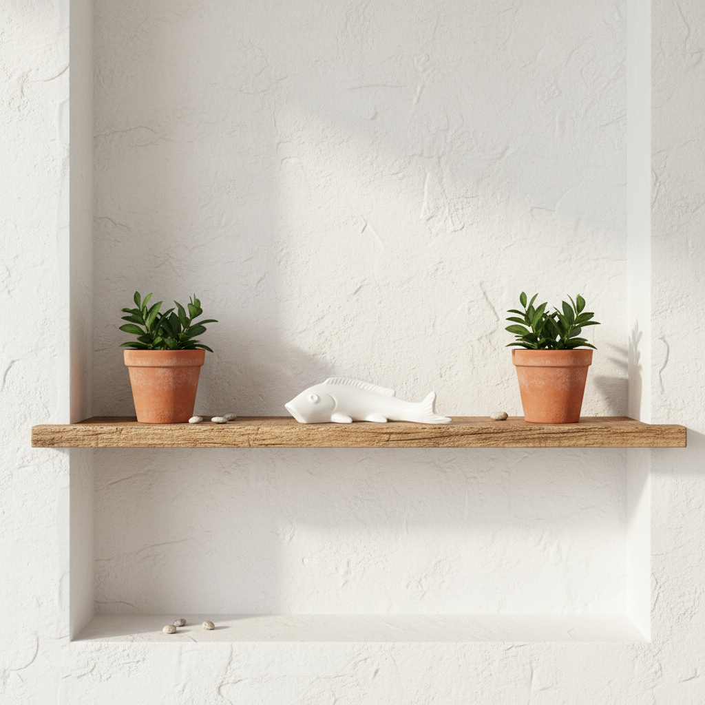 Pez Cerámica Esmaltada Blanca Adorno Frank Home Chile