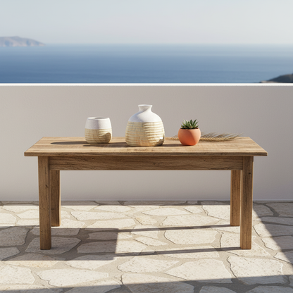 Florero Cerámica Bicolor Beige 18.5cm Artesanal | Frank Home Florero Frank Home Chile