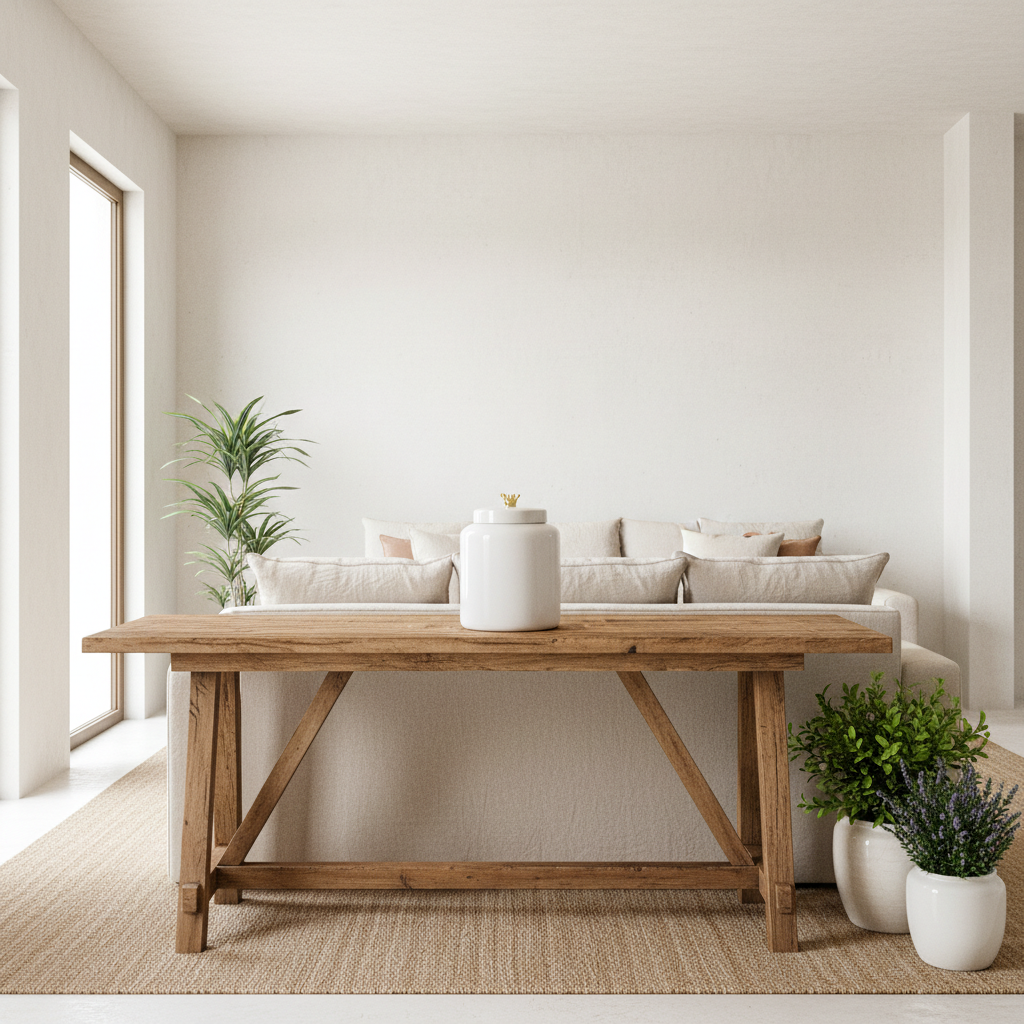 Ánfora Cerámica Esmaltada Blanca Tapa con Corona Anfora Frank Home Chile