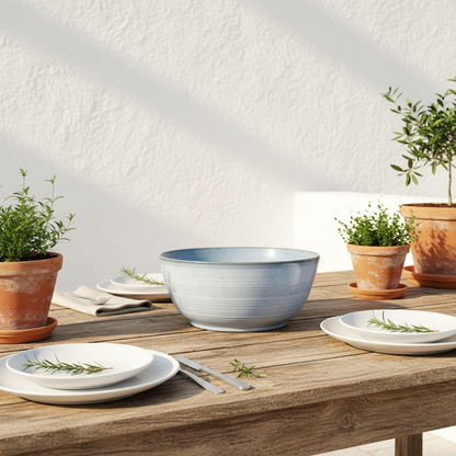 Fuente Cerámica Artesanal - 21cm fuente Frank Home Chile