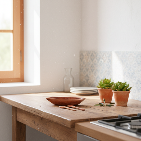 Set Pocillo y Cucharas Madera Alerce Nativa Artesanal Set Cucharas Frank Home Chile